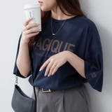 ネイビー | 大人サスティナロゴT | NICE CLAUP / OLIVE des OLIVE OUTLET