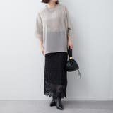 【NUNIFE】オーガンジー重ねラグランTシャツ | RMAF NICE CLAUP / OLIVE des OLIVE | 詳細画像26