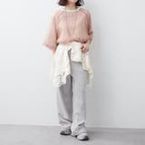 【NUNIFE】オーガンジー重ねラグランTシャツ | RMAF NICE CLAUP / OLIVE des OLIVE | 詳細画像5