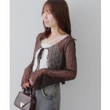 【セットアイテム】シアーカーデ＆ブラトップセット | NICE CLAUP / OLIVE des OLIVE　OUTLET | 詳細画像19 