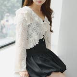 起毛カットジャガードラッフルカーディガン | NICE CLAUP / OLIVE des OLIVE　OUTLET | 詳細画像8 