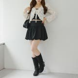 起毛カットジャガードラッフルカーディガン | NICE CLAUP / OLIVE des OLIVE　OUTLET | 詳細画像12 