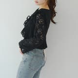 起毛カットジャガードラッフルカーディガン | NICE CLAUP / OLIVE des OLIVE　OUTLET | 詳細画像19 