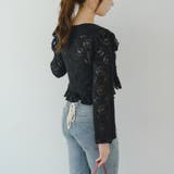 起毛カットジャガードラッフルカーディガン | NICE CLAUP / OLIVE des OLIVE　OUTLET | 詳細画像21 