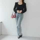 起毛カットジャガードラッフルカーディガン | NICE CLAUP / OLIVE des OLIVE　OUTLET | 詳細画像24 