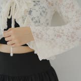 起毛カットジャガードラッフルカーディガン | NICE CLAUP / OLIVE des OLIVE　OUTLET | 詳細画像31 