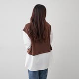 ネックレス刺繍ドッキングプルオーバー | NICE CLAUP / OLIVE des OLIVE　OUTLET | 詳細画像6 