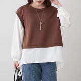 ネックレス刺繍ドッキングプルオーバー | NICE CLAUP / OLIVE des OLIVE　OUTLET | 詳細画像8 