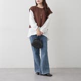 ネックレス刺繍ドッキングプルオーバー | NICE CLAUP / OLIVE des OLIVE　OUTLET | 詳細画像11 