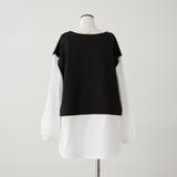 ネックレス刺繍ドッキングプルオーバー | NICE CLAUP / OLIVE des OLIVE　OUTLET | 詳細画像16 