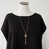 ネックレス刺繍ドッキングプルオーバー | NICE CLAUP / OLIVE des OLIVE　OUTLET | 詳細画像17 