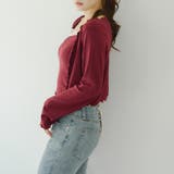 【2枚SET】レース付ワイドリブアンサンブル | NICE CLAUP / OLIVE des OLIVE　OUTLET | 詳細画像7 