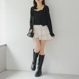 【2枚SET】レース付ワイドリブアンサンブル | NICE CLAUP / OLIVE des OLIVE　OUTLET | 詳細画像20 