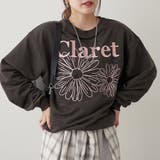スミクロ | フラワー刺繍スウェット | NICE CLAUP / OLIVE des OLIVE　OUTLET