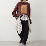 【NUNIFE】箔プリント裏起毛スウェット | RMAF NICE CLAUP / OLIVE des OLIVE | 詳細画像45