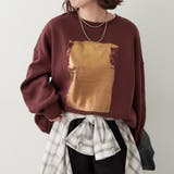 【NUNIFE】箔プリント裏起毛スウェット | RMAF NICE CLAUP / OLIVE des OLIVE | 詳細画像40