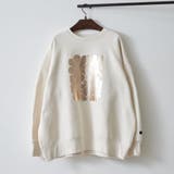 柄2 | 【NUNIFE】箔プリント裏起毛スウェット | RMAF NICE CLAUP / OLIVE des OLIVE