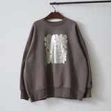 柄3 | 【NUNIFE】箔プリント裏起毛スウェット | RMAF NICE CLAUP / OLIVE des OLIVE