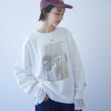 【NUNIFE】箔プリント裏起毛スウェット | RMAF NICE CLAUP / OLIVE des OLIVE | 詳細画像62