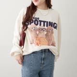 3匹の子犬めがねスウェット | NICE CLAUP / OLIVE des OLIVE　OUTLET | 詳細画像2 