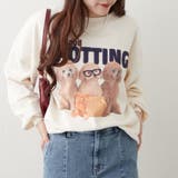 3匹の子犬めがねスウェット | NICE CLAUP / OLIVE des OLIVE　OUTLET | 詳細画像5 