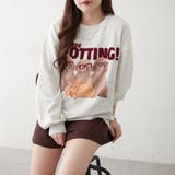 3匹の子犬めがねスウェット | NICE CLAUP / OLIVE des OLIVE　OUTLET | 詳細画像1 