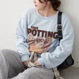 3匹の子犬めがねスウェット | NICE CLAUP / OLIVE des OLIVE　OUTLET | 詳細画像25 