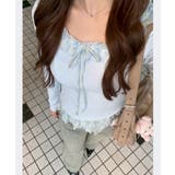 チェックフリルT | NICE CLAUP / OLIVE des OLIVE　OUTLET | 詳細画像23 