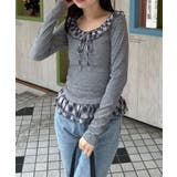 チェックフリルT | NICE CLAUP / OLIVE des OLIVE　OUTLET | 詳細画像36 