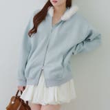 【5色展開】裏起毛 ラメキラキラファーパーカー | RMAF　NICE CLAUP / OLIVE des OLIVE | 詳細画像63 