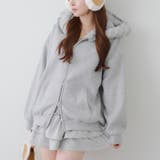 ラメキラキラファーパーカー | RMAF　NICE CLAUP / OLIVE des OLIVE | 詳細画像10 