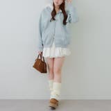 【5色展開】裏起毛 ラメキラキラファーパーカー | RMAF　NICE CLAUP / OLIVE des OLIVE | 詳細画像69 