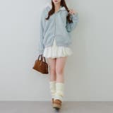 【5色展開】裏起毛 ラメキラキラファーパーカー | RMAF　NICE CLAUP / OLIVE des OLIVE | 詳細画像66 