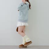 【5色展開】裏起毛 ラメキラキラファーパーカー | RMAF　NICE CLAUP / OLIVE des OLIVE | 詳細画像68 