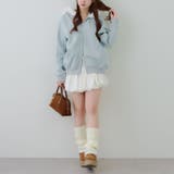 【5色展開】裏起毛 ラメキラキラファーパーカー | RMAF　NICE CLAUP / OLIVE des OLIVE | 詳細画像67 