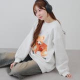 キラキラロゴクマ裏起毛プルオーバー | NICE CLAUP / OLIVE des OLIVE OUTLET | 詳細画像5