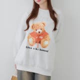 キラキラロゴクマ裏起毛プルオーバー | NICE CLAUP / OLIVE des OLIVE OUTLET | 詳細画像8