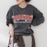 お花とロゴのアソート裏起毛プルオーバー | RMAF　NICE CLAUP / OLIVE des OLIVE | 詳細画像18 