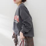 お花とロゴのアソート裏起毛プルオーバー | RMAF　NICE CLAUP / OLIVE des OLIVE | 詳細画像19 