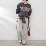 お花とロゴのアソート裏起毛プルオーバー | RMAF　NICE CLAUP / OLIVE des OLIVE | 詳細画像21 