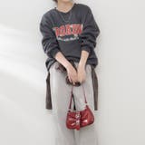 お花とロゴのアソート裏起毛プルオーバー | RMAF　NICE CLAUP / OLIVE des OLIVE | 詳細画像23 