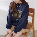 お花とロゴのアソート裏起毛プルオーバー | RMAF　NICE CLAUP / OLIVE des OLIVE | 詳細画像25 