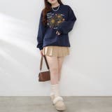 お花とロゴのアソート裏起毛プルオーバー | RMAF　NICE CLAUP / OLIVE des OLIVE | 詳細画像28 