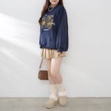 お花とロゴのアソート裏起毛プルオーバー | RMAF　NICE CLAUP / OLIVE des OLIVE | 詳細画像29 