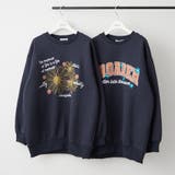 お花とロゴのアソート裏起毛プルオーバー | RMAF　NICE CLAUP / OLIVE des OLIVE | 詳細画像6 