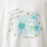 お花とロゴのアソート裏起毛プルオーバー | RMAF　NICE CLAUP / OLIVE des OLIVE | 詳細画像34 