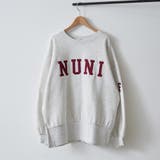 オートミール | 【NUNIFE】スリット入り裏起毛スウェット | RMAF NICE CLAUP / OLIVE des OLIVE
