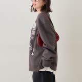 【NUNIFE】図案刺繍裏起毛スウェット | RMAF　NICE CLAUP / OLIVE des OLIVE | 詳細画像6 