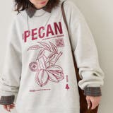 オートミール | 【NUNIFE】図案刺繍裏起毛スウェット | RMAF　NICE CLAUP / OLIVE des OLIVE