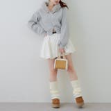 裏起毛で暖かい、ラメファーパーカー | RMAF NICE CLAUP / OLIVE des OLIVE | 詳細画像29